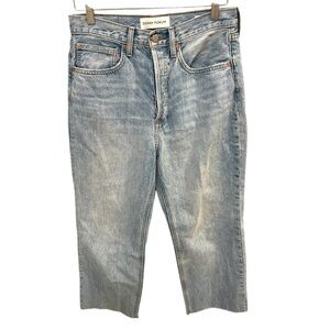 Aritzia Denim Forum The Joni High Rise Loose 29L Size 27 EUC AA 0945